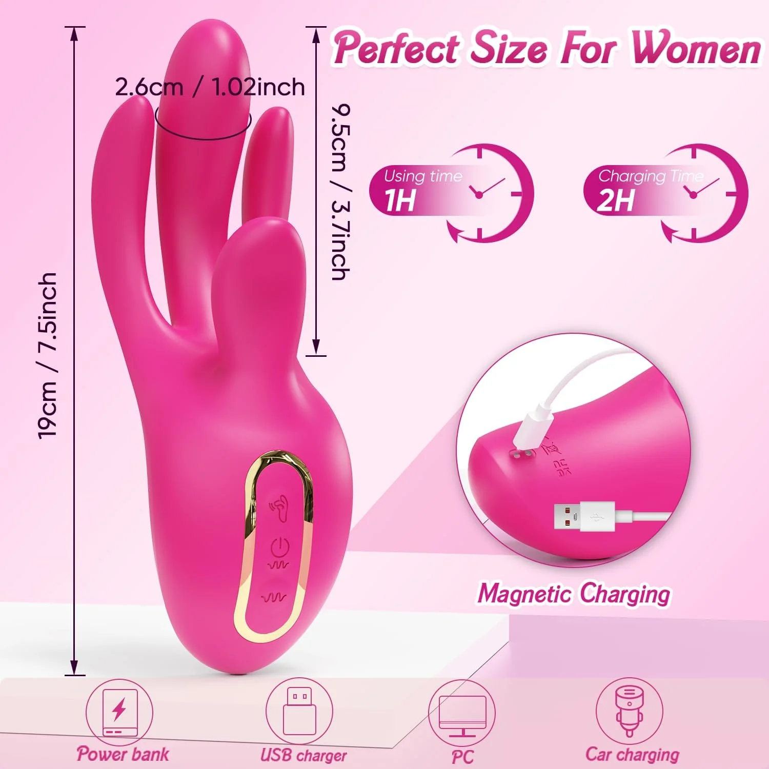 TriFlex 3-in-1 Finger Vibrator 10 Modes & Flapping G-Spot - Image 6