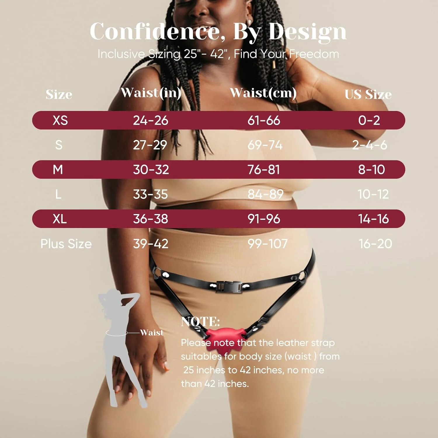CrimsonControl Red Cock Ring Clit Vibrator Remote Harness - Image 8