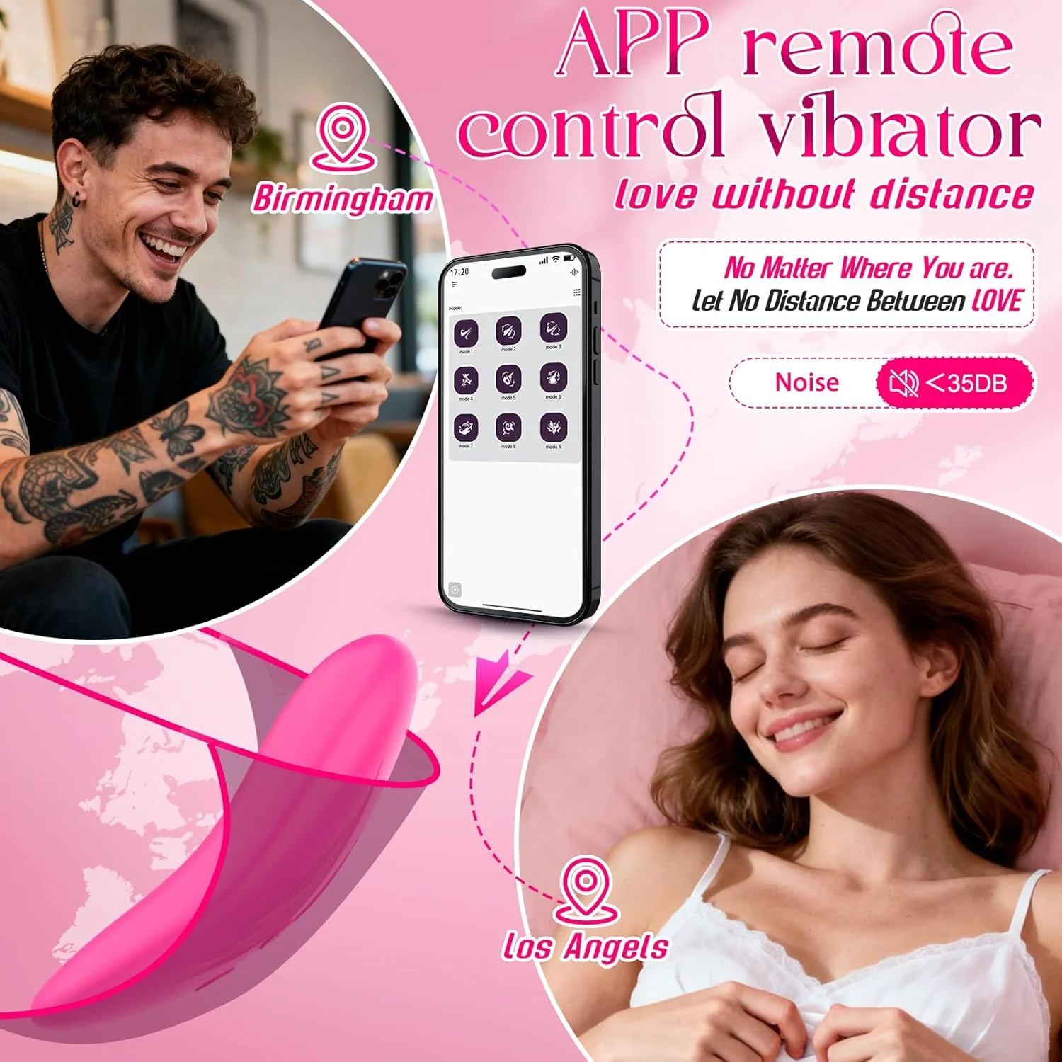 PulseLeaf APP Wearable Panty Vibrator Remote 9 Modes - Image 4