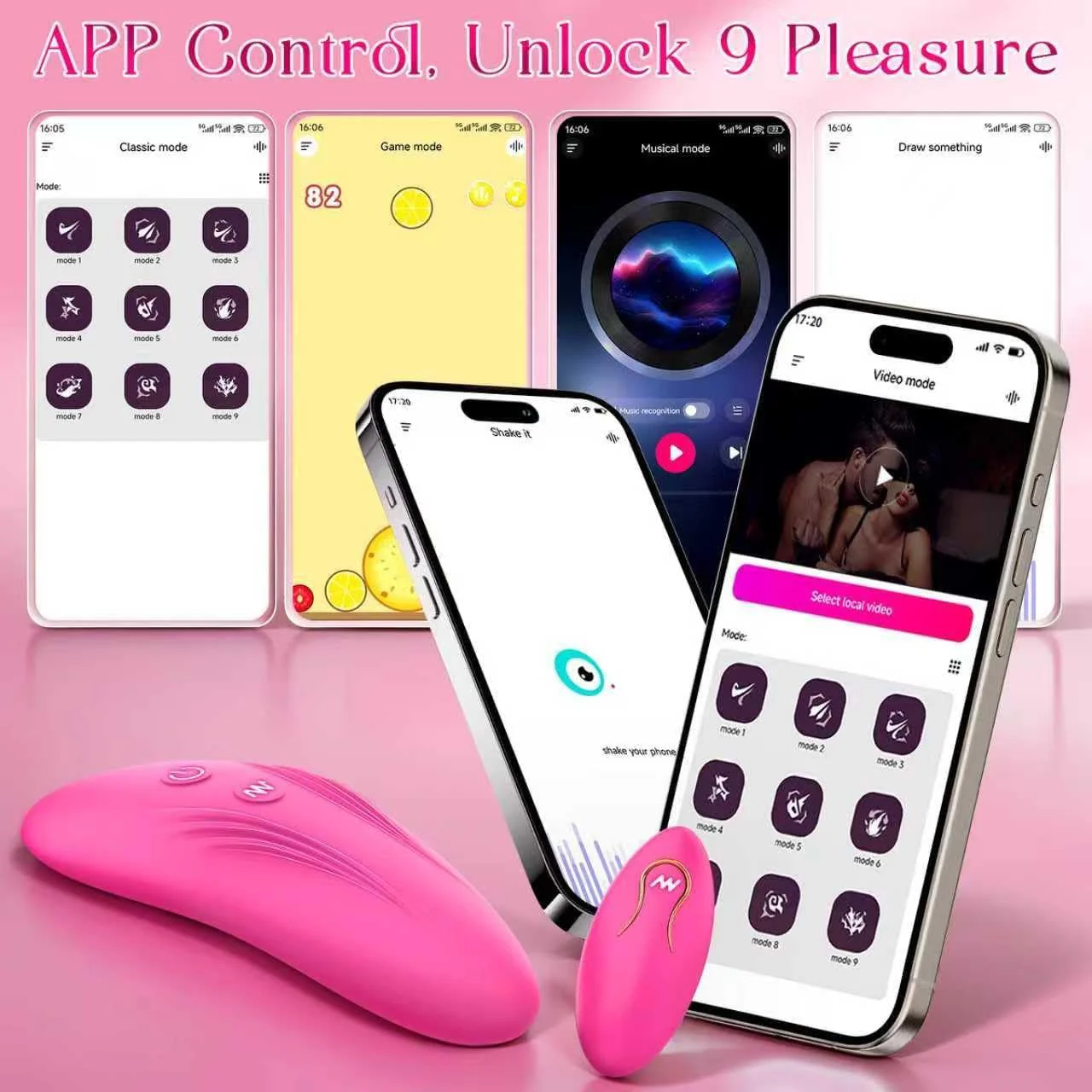 PulseLeaf APP Wearable Panty Vibrator Remote 9 Modes - Image 5