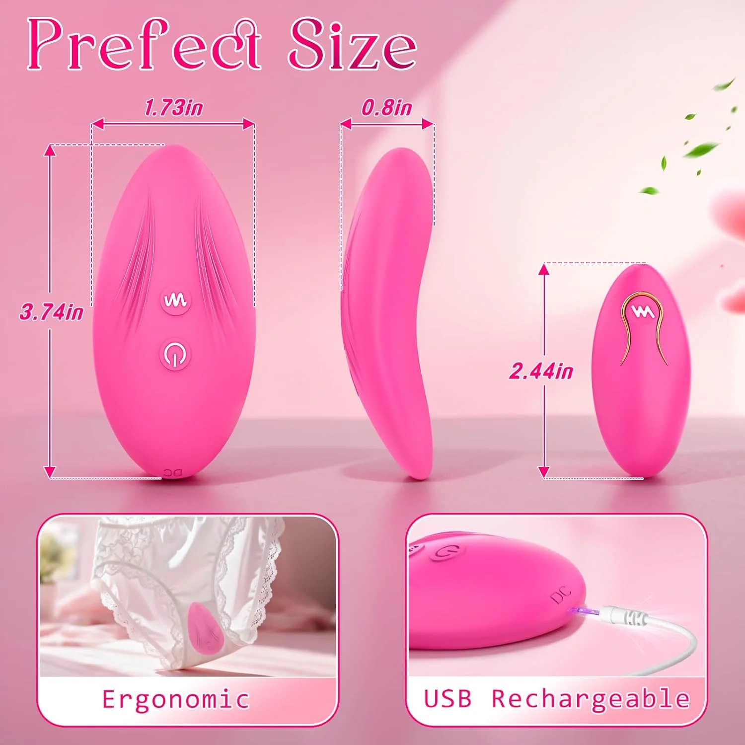 PulseLeaf APP Wearable Panty Vibrator Remote 9 Modes - Image 6