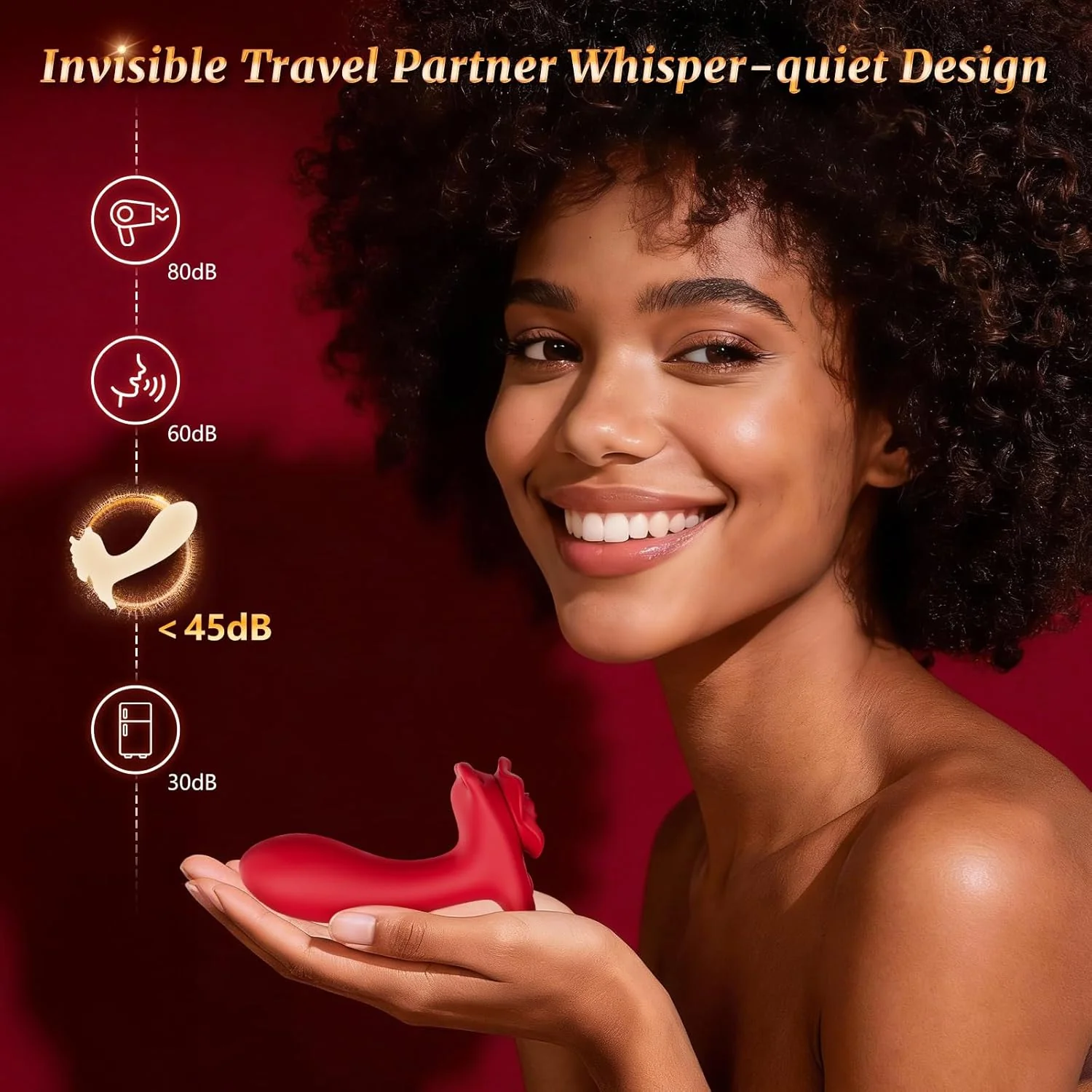 RoseRider Wearable Strap-On Panty Vibrator APP 10 Modes - Image 7