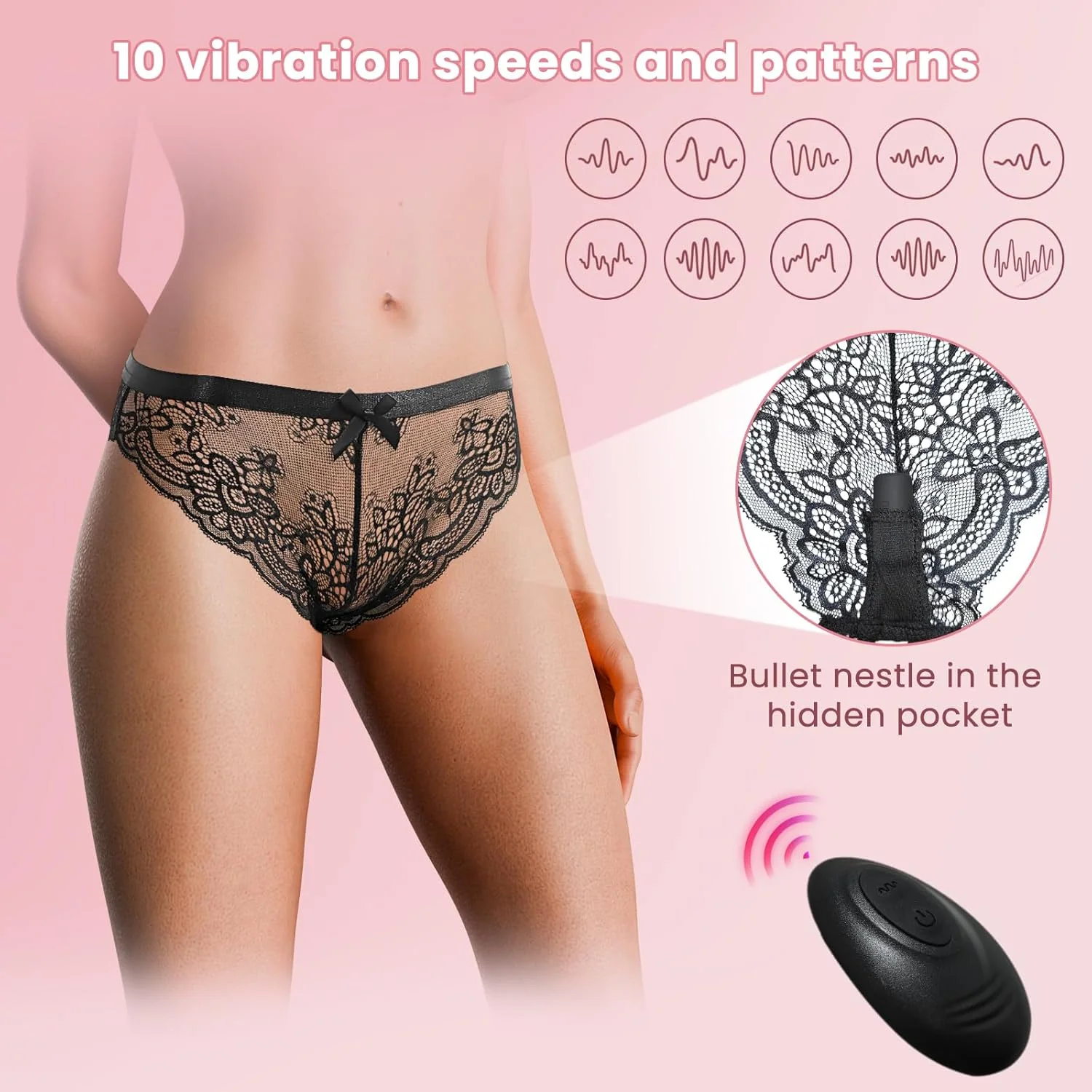 VelvetOpen Remote Open Crotch Vibrating Panties - Image 2