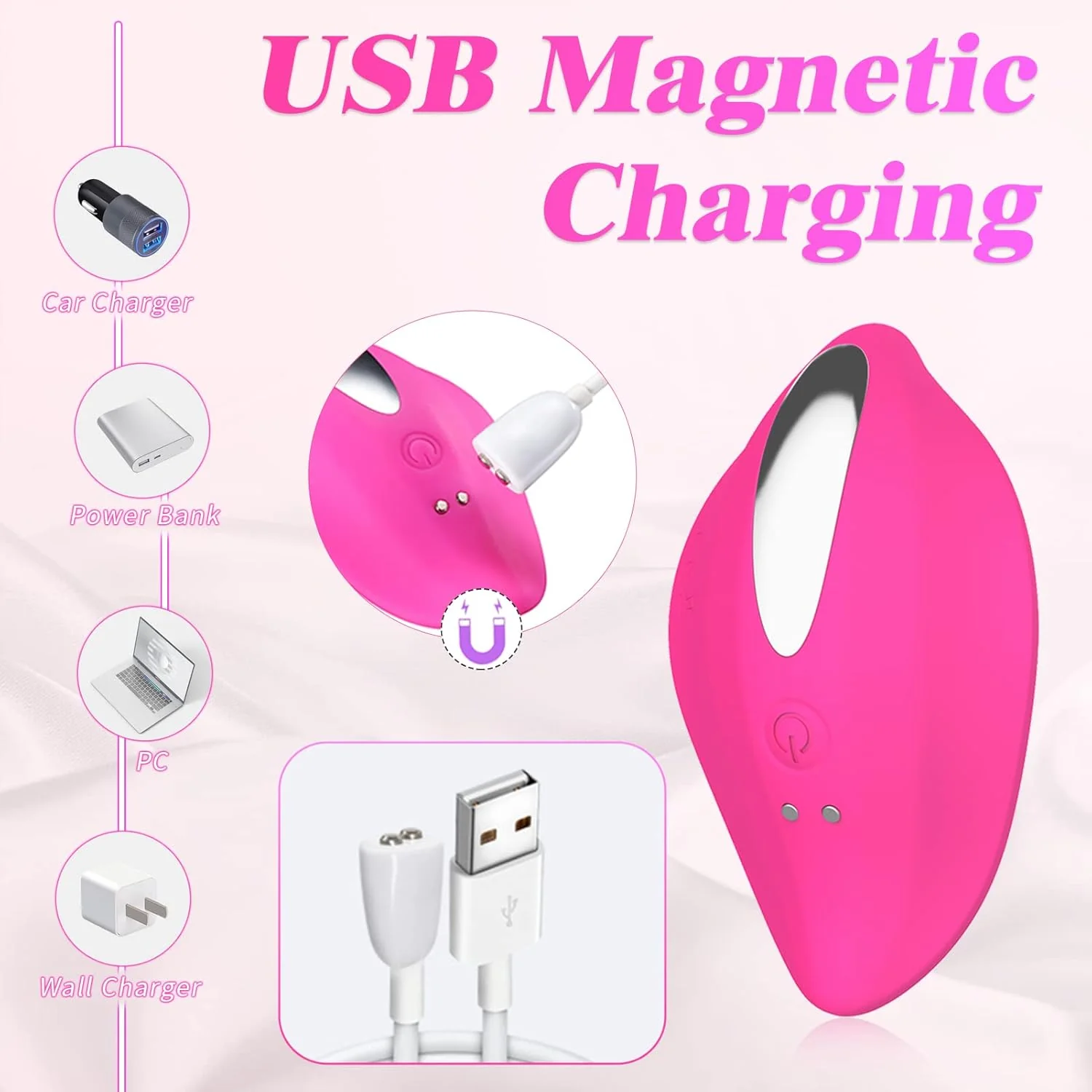 RoseWhisper Wearable Panty Vibrator Remote 12 Modes - Image 5
