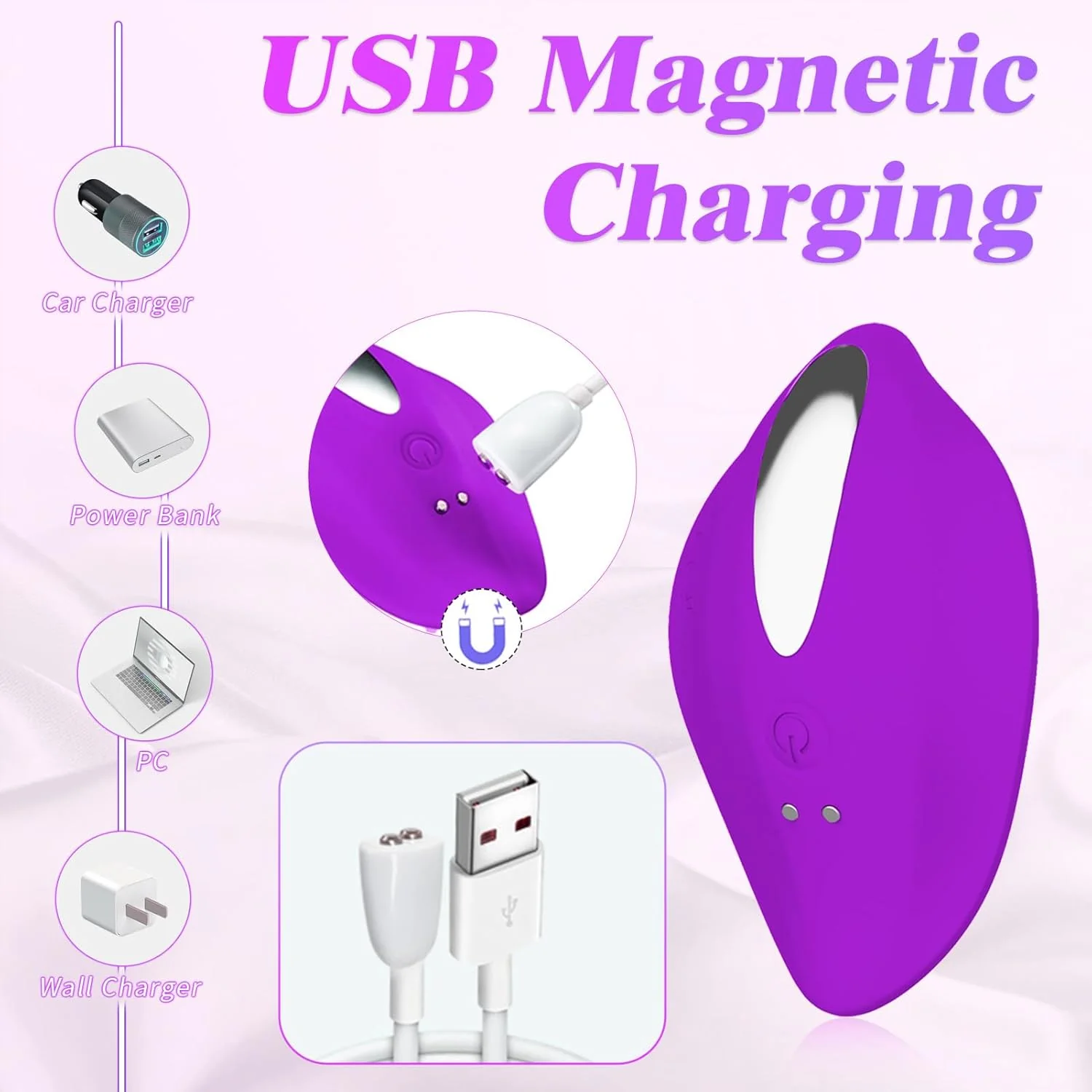 WhisperRose Wearable Panty Vibrator Remote 12 Modes - Image 6