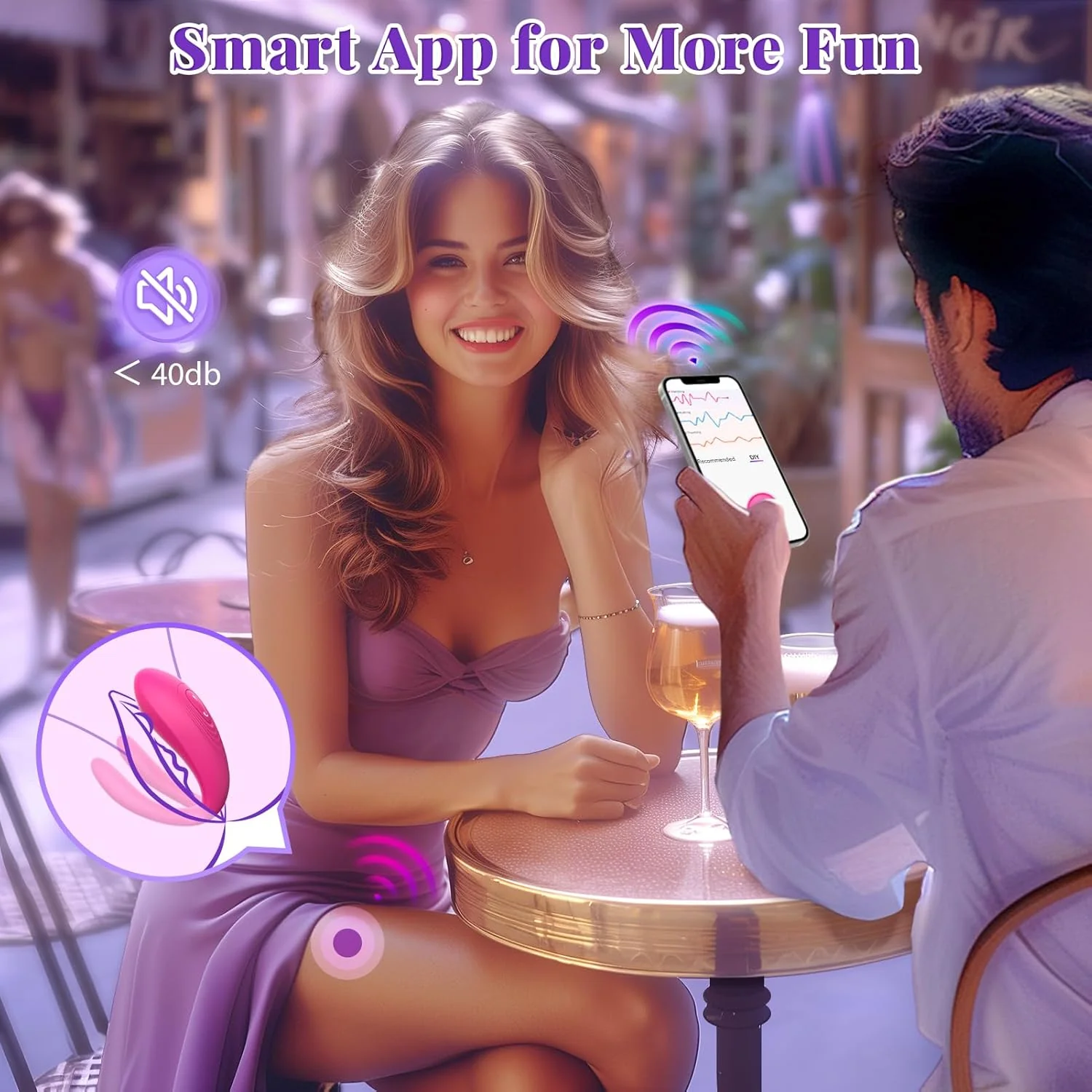 FusionSync APP Remote Double Wearable Vibrator 3 Motors - Image 5