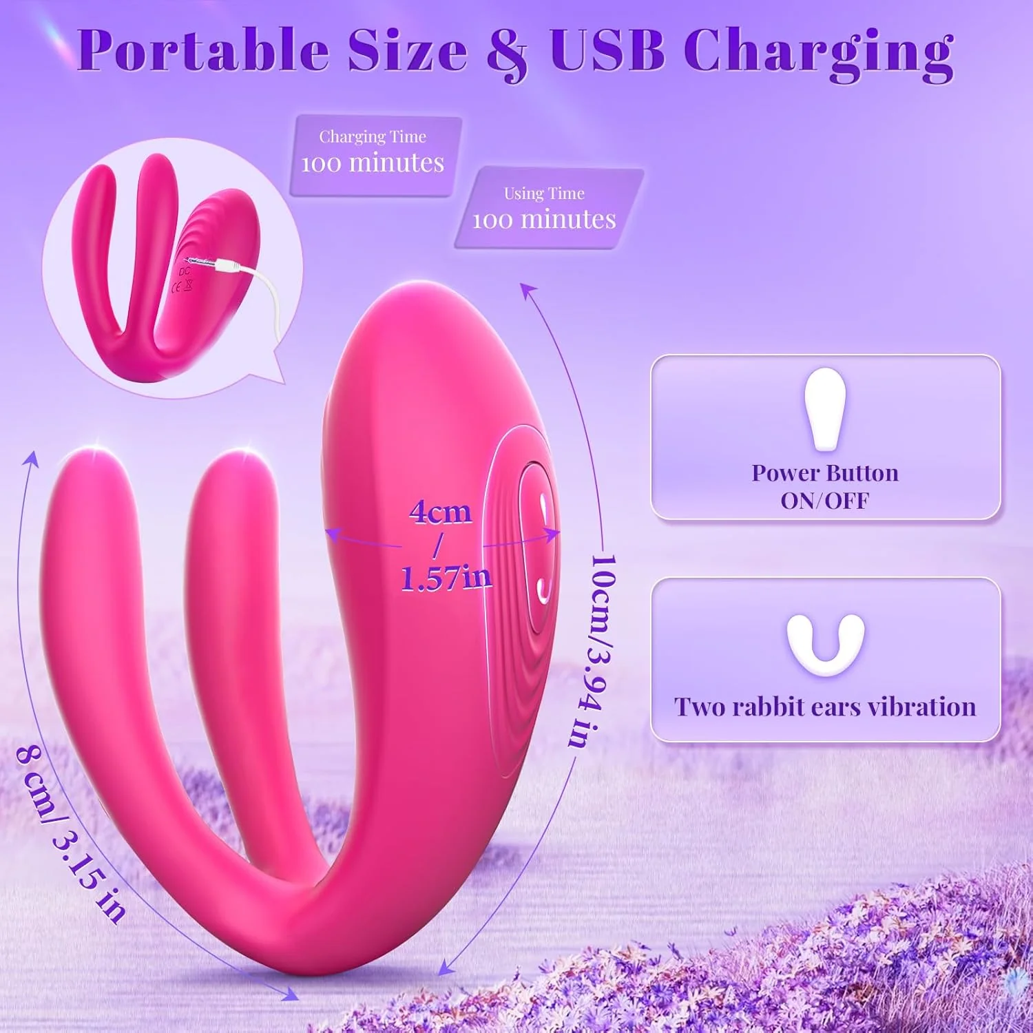 FusionSync APP Remote Double Wearable Vibrator 3 Motors - Image 6