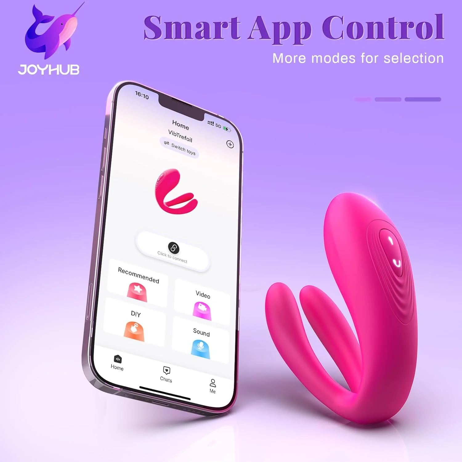 FusionSync APP Remote Double Wearable Vibrator 3 Motors - Image 7