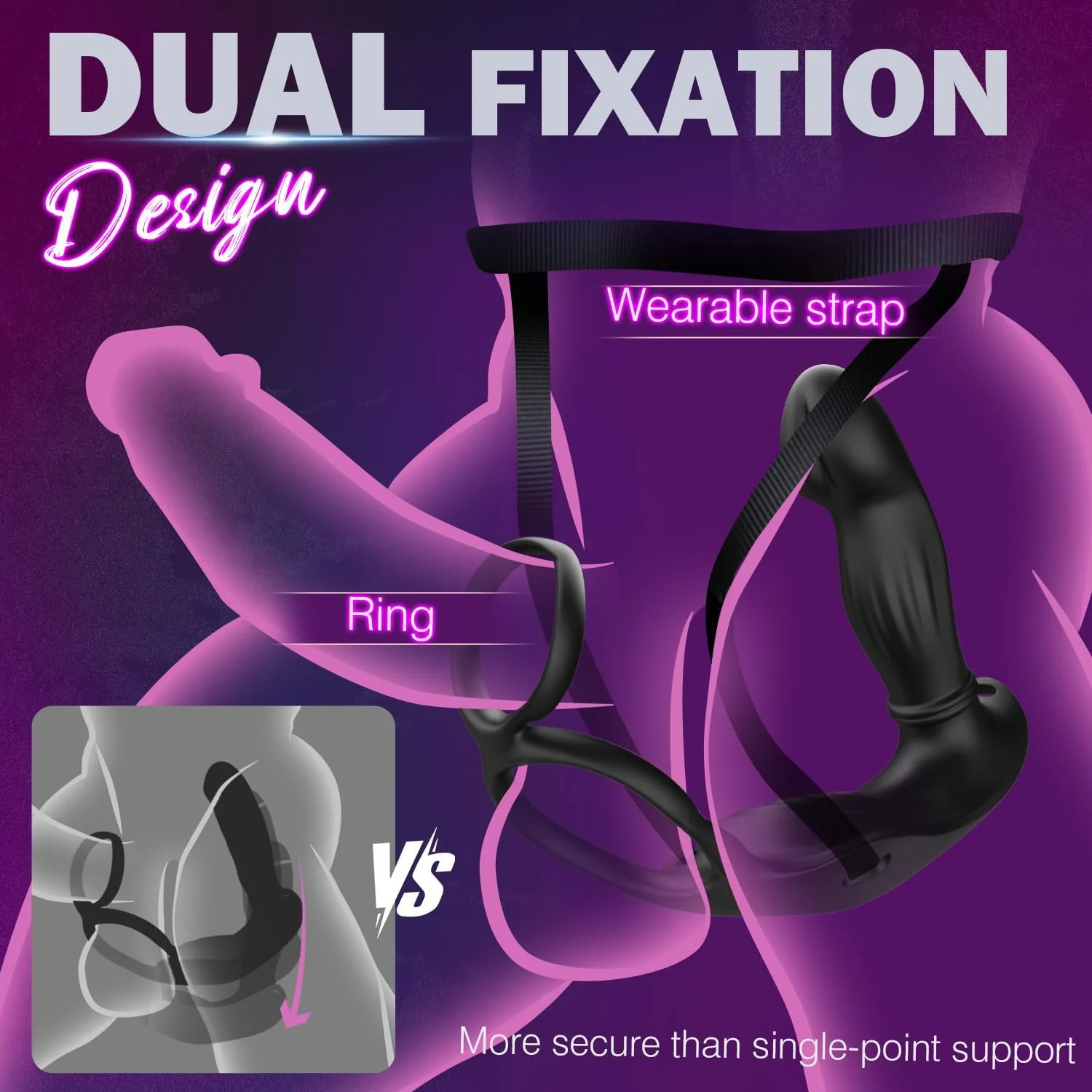 CoreDominus Thrusting Prostate Massager Cock Ring App Remote - Image 5