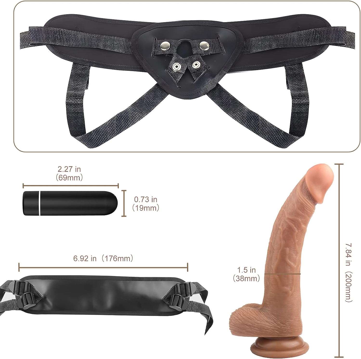 Comfort Fit Wearable Bullet Vibrator Strap-On - Image 5