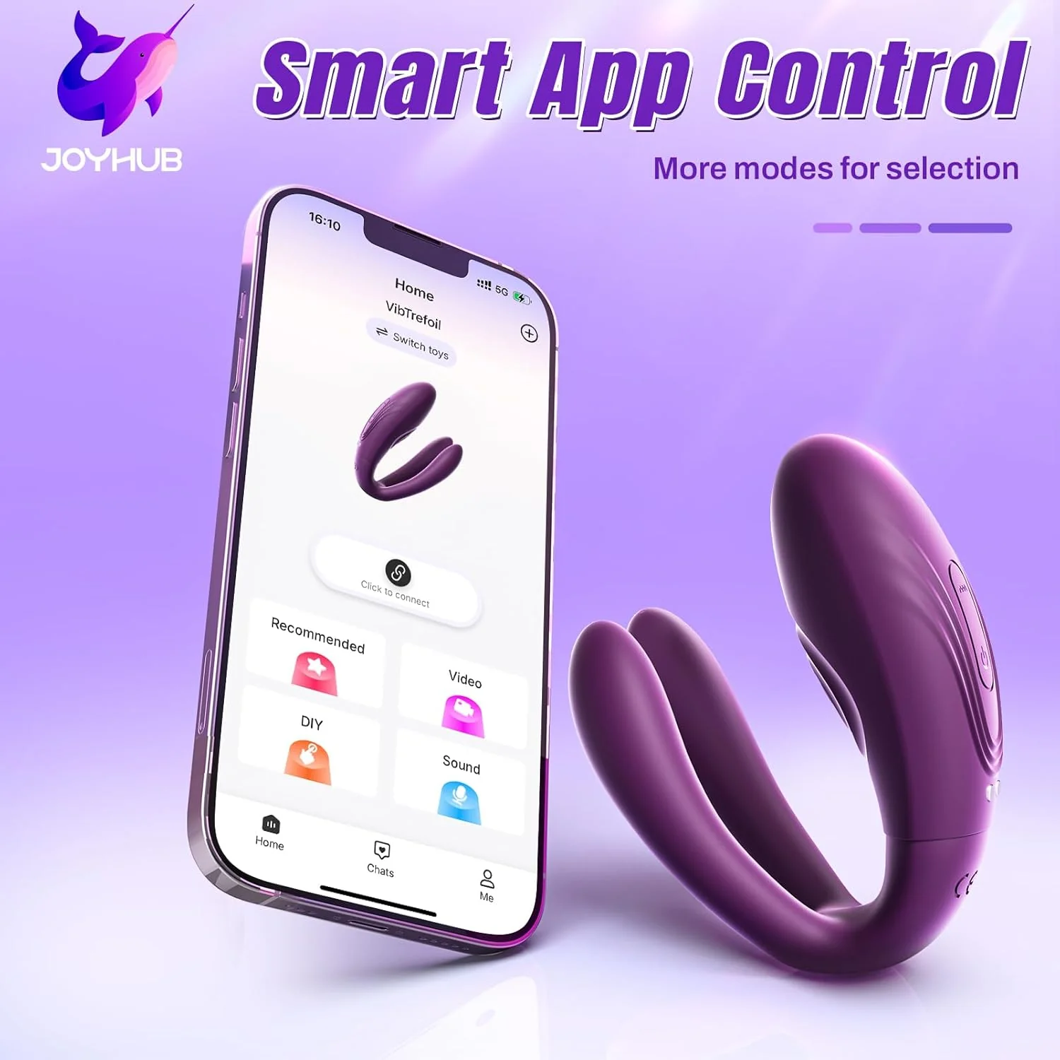 TapFusion Double Wearable Vibrator 10 Tapping 10 Modes - Image 8