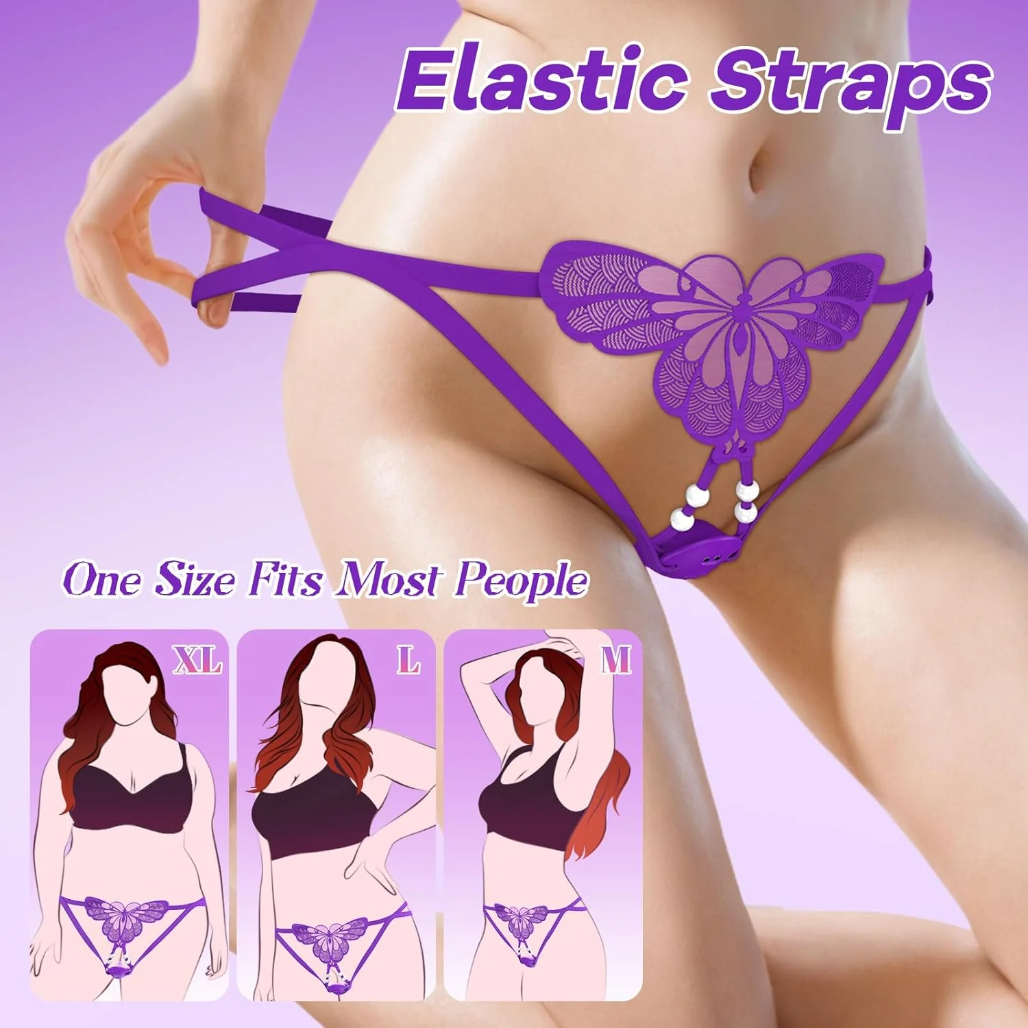 ButterflyPearl Wearable Panty Vibrator APP Control - Image 5