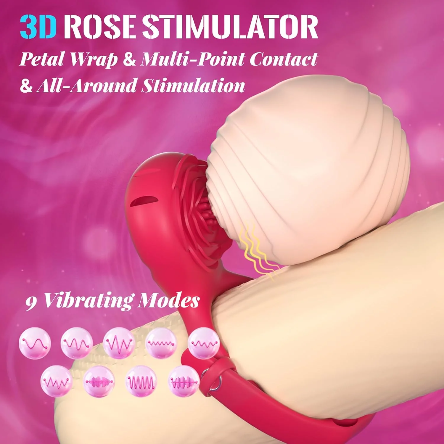 VersaBloom Adjustable Cock Ring Clit Stimulator App Control - Image 7