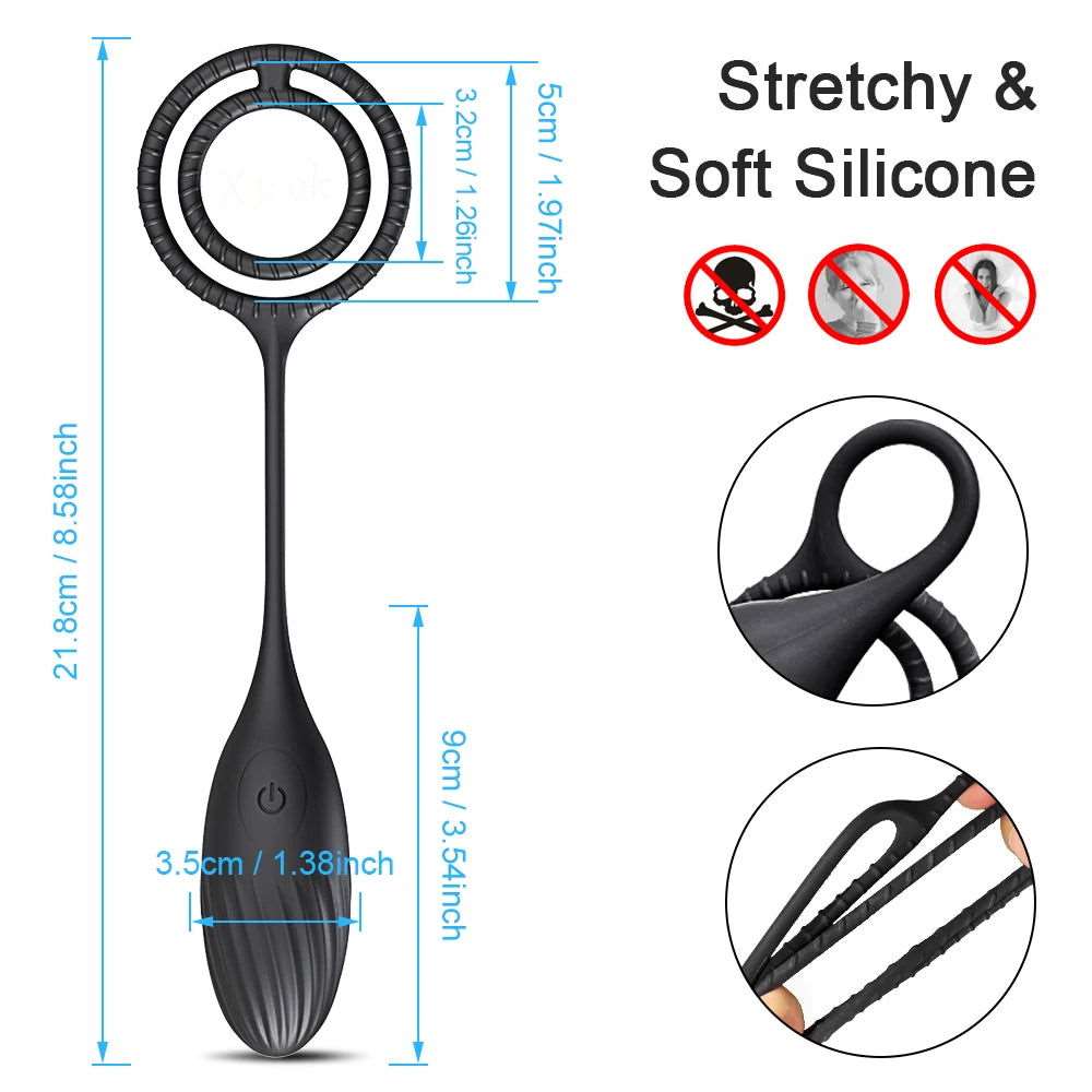 Wireless Control Prostate Massager Cock Ring - Image 5