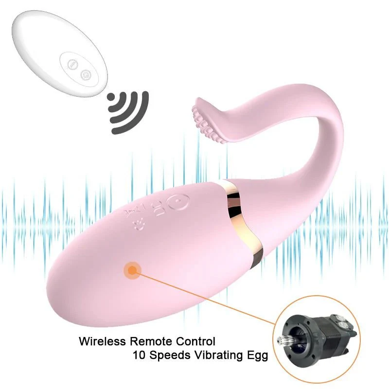 Wireless Remote Control Silicone Bullet Egg Vibrator - Image 5