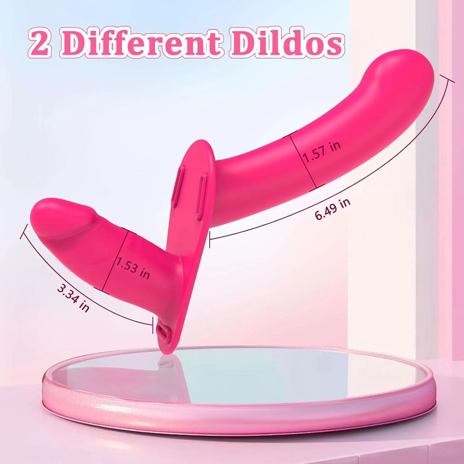 WireX Remote Control Strap On Dildo Vibrator - Image 5