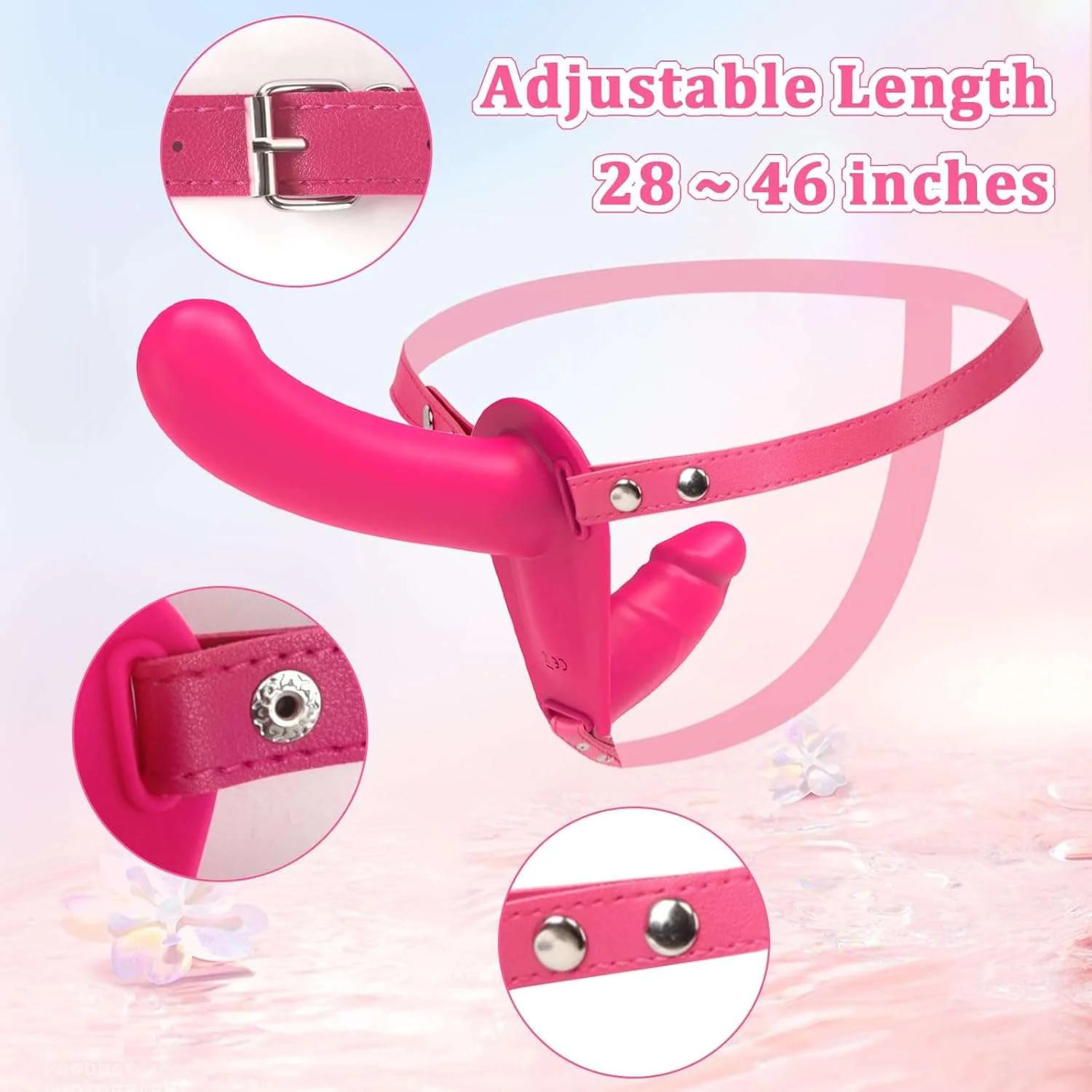 WireX Remote Control Strap On Dildo Vibrator - Image 6