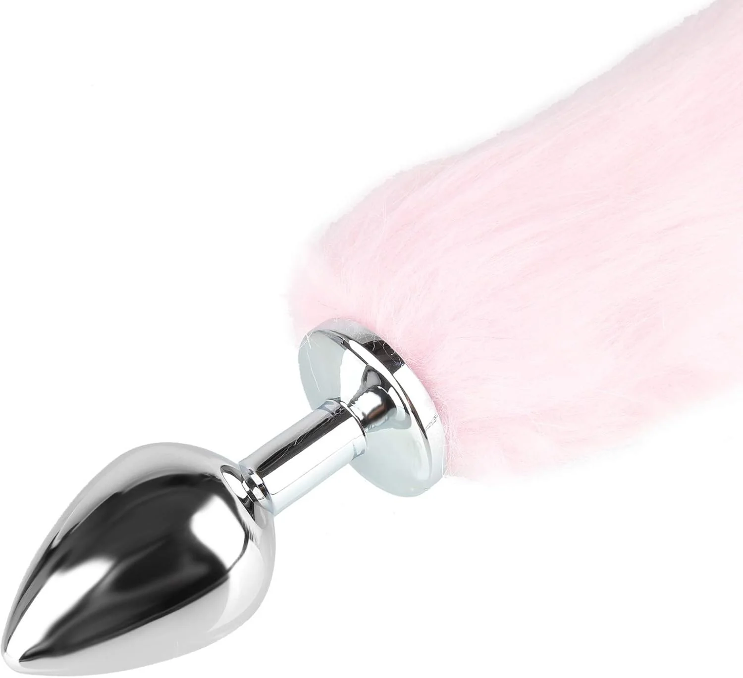 VelvetVixen Fox Tail Butt Plug Pink M - Image 3