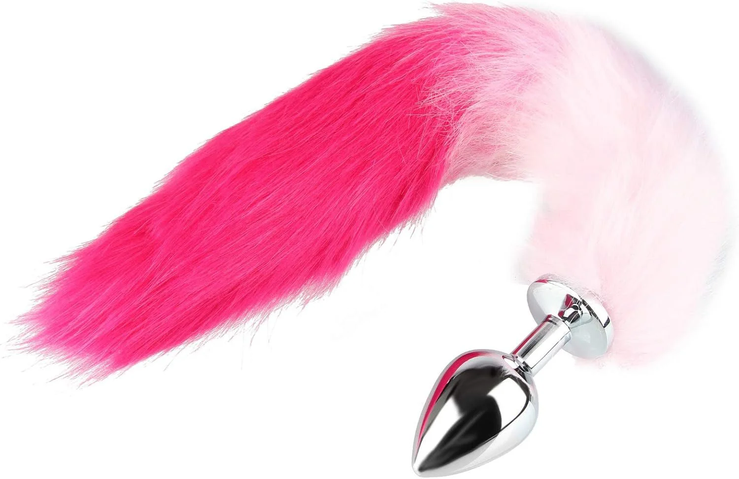 VelvetVixen Fox Tail Butt Plug Pink M - Image 4