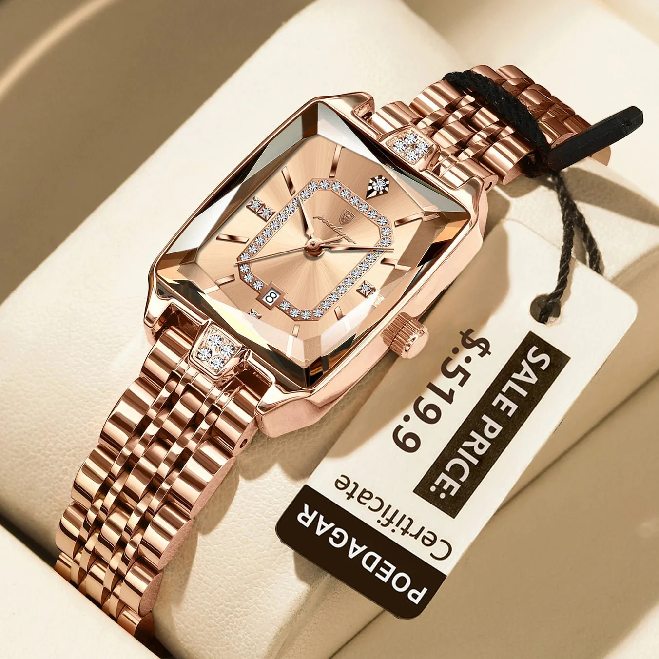 Women’s Luxury Rectangle Watch - Image 11