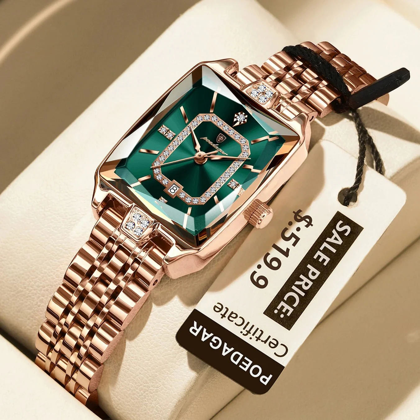 Women’s Luxury Rectangle Watch - Image 13