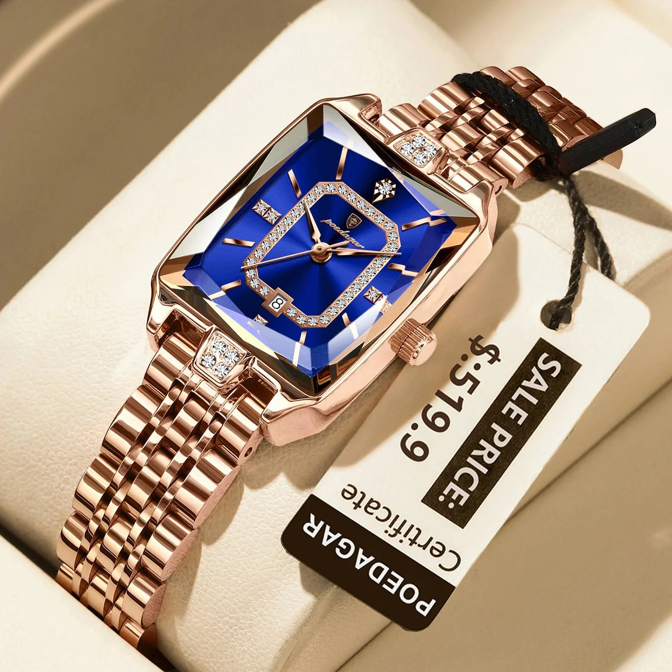 Women’s Luxury Rectangle Watch - Image 14