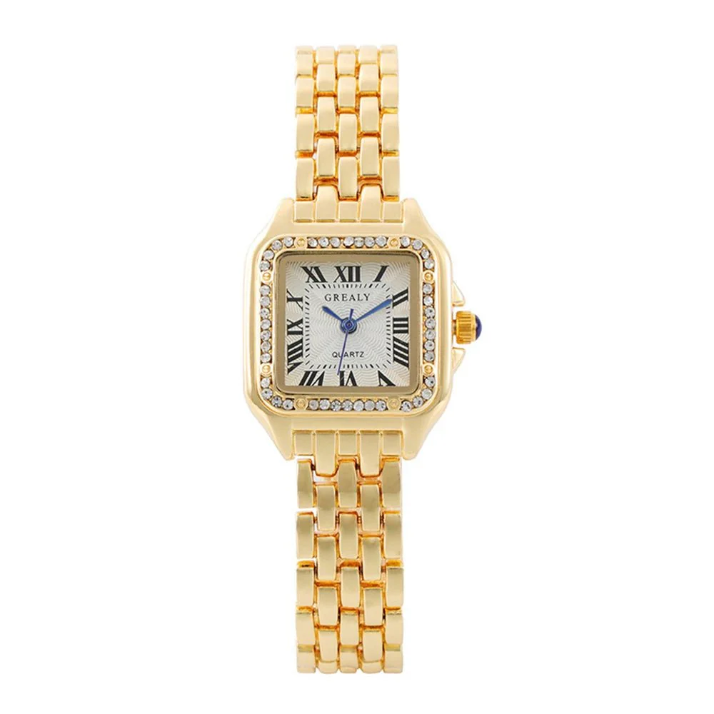 Women’s Luxury Roman Numerals Square Watch - Image 5