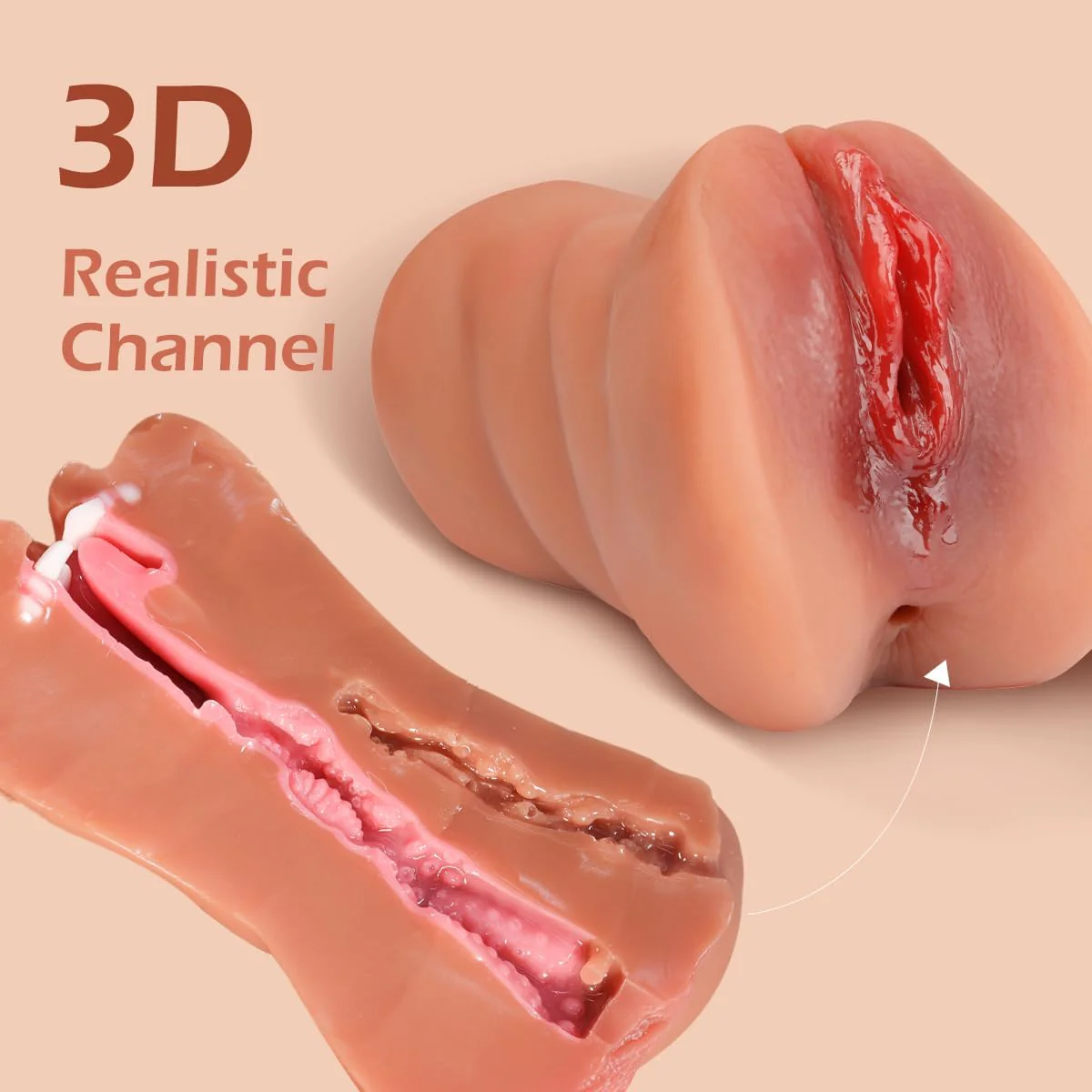 XenoFlick 3-in-1 Pocket Pussy Male Masturbator - Image 4
