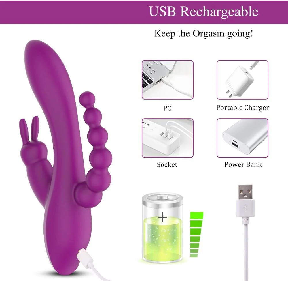 XenoPulse 3-in-1 G-Spot Rabbit Vibrator - Image 3