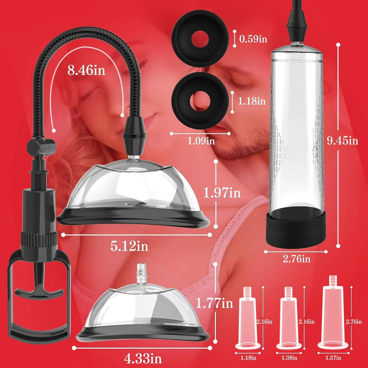 DualForce Penis & Pussy Vacuum Pump Set - Image 9